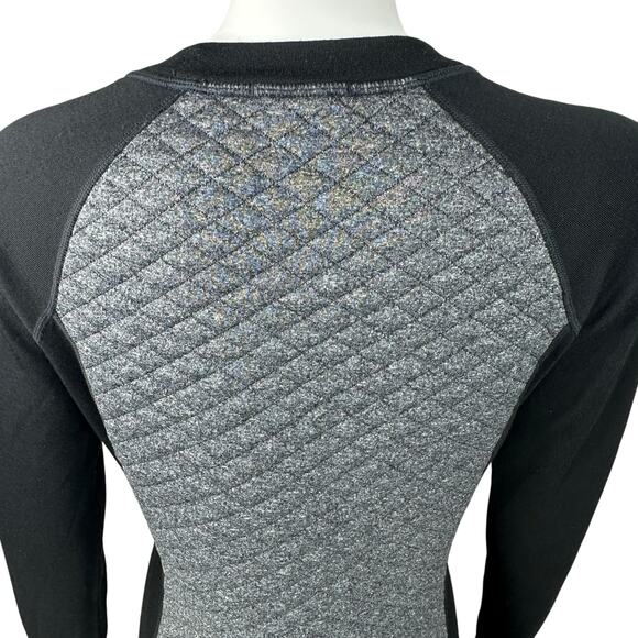 Smartwool Diamond Peak Quilted Mini Dress Medium Comfort Pockets Merino Wool LS - Picture 12 of 14